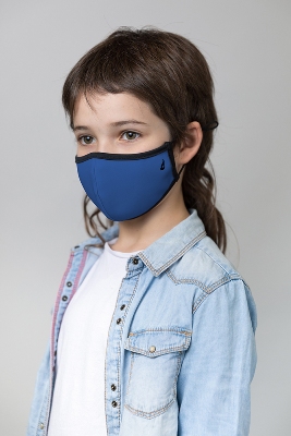 mascarilla niño azul 