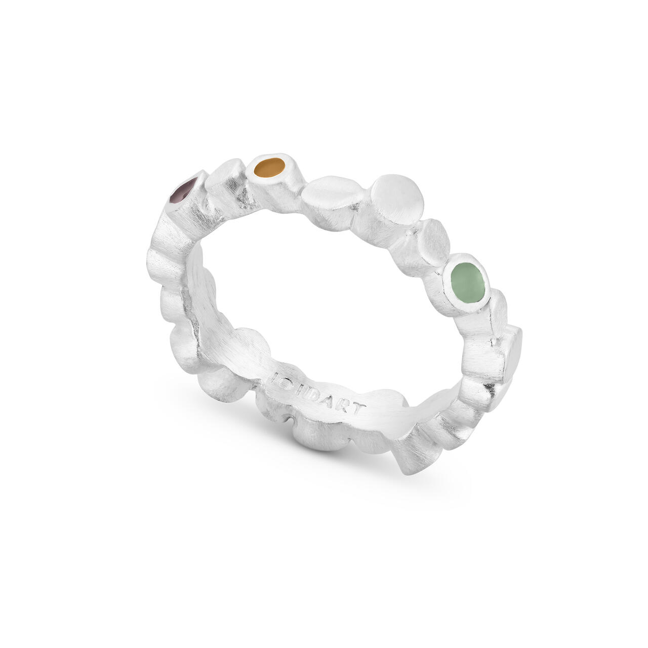 Anillo plata mate esmalte