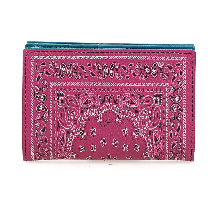Cartera de piel rosa