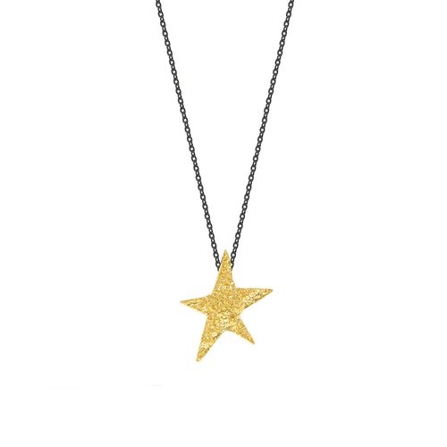 Colgante estrella dorada