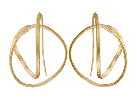 Pendientes joidart dorados grandes Gijón